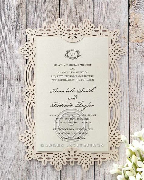 Traditional Wedding Invitation Templates
