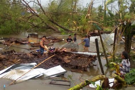 Typhoon Nona Damages Infrastructure In Pinamalayan Mindoro Abs Cbn News