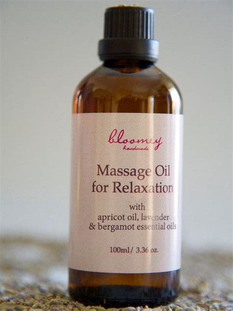 Relaxation Massage Oil Stress Relief Body Oil Lavender Massage Oil