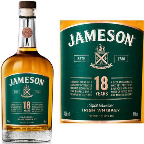 Jameson 18 Year Old Irish Whiskey 750ml Nationwide Liquor