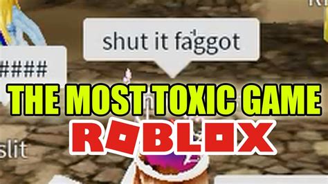 Roblox Lgbtq The Most Toxic Roblox Game Ever Swearing On Roblox