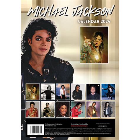 Michael Jackson Kalender 2024 A3 Kalenderwinkelnl
