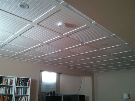 Jazz Up Your Basement Ceiling You Can Do That Drop Ceiling Tiles
