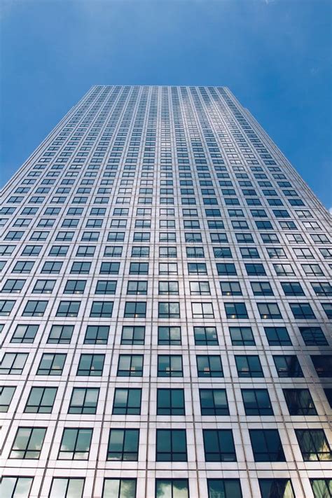 Windows Of Skyscraper Business Office Corporate Building In Lon Stock