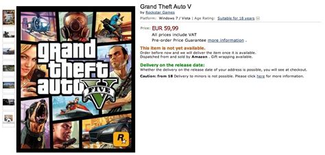 Grand Theft Auto V Age Rating
