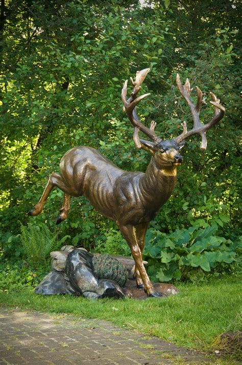 Bronze Mule Deer Sculpture Caswell Sculpture
