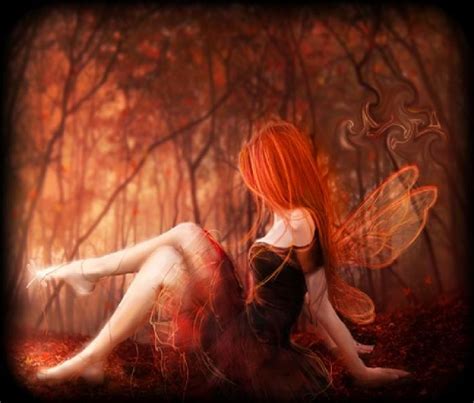 Red Head Fairy Fantasy Female Abstract Hd Wallpaper Fire Fairy Fairy