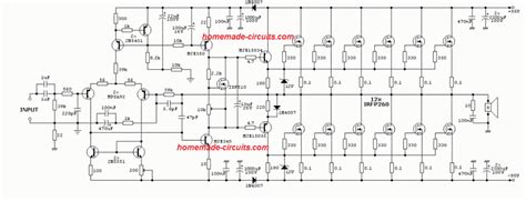 200 Watt Car Amplifier Circuit Diagram