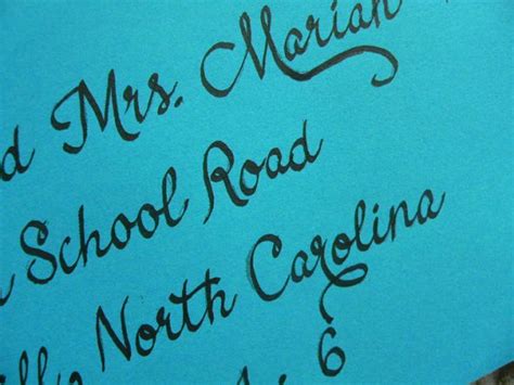 Calligraphy on the envelopes of wedding invitations is nothing but an egregiously appalling example of pretentious bad taste, not to mention a waste of dough. DIY Invitation Calligraphy (printer tracing method ...