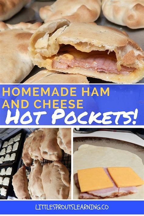 Homemade Ham And Cheese Hot Pockets Little Sprouts Learning