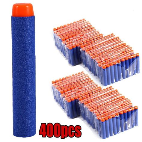 400pcsset Soft Bullets Darts For Nerf Gun Round Head Refill Sponge