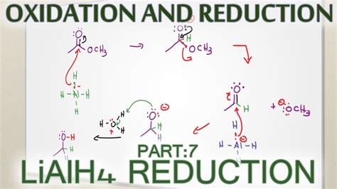 As reduction is the opposite of oxidation, it can be defined as the removal of oxygen or the addition of. Lithium Aluminum Hydride LiAlH4 Reduction Reaction ...