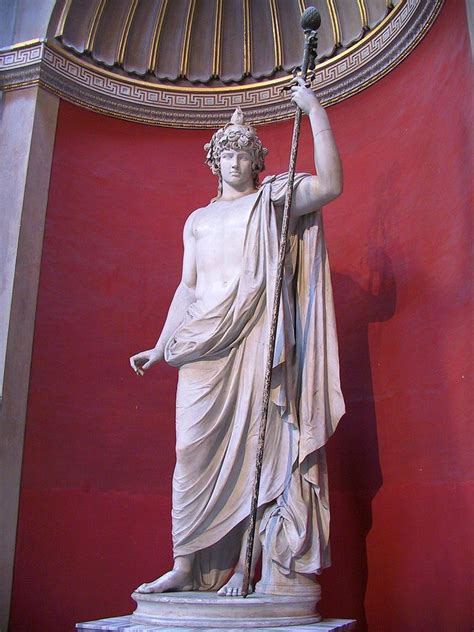 Vatican City 847 1801 Vatican Museums Round Room Statue Of
