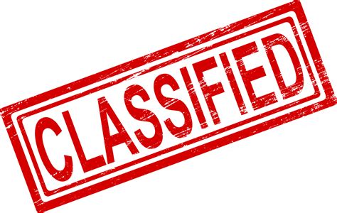 Classified Stamp Png Transparent Background Images