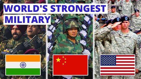 Top 10 Strongest Military In The World 2021 Youtube