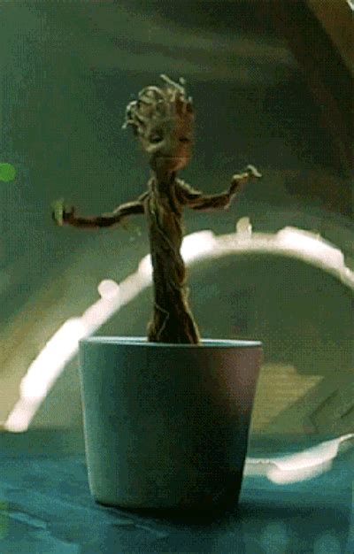 And We All Wanted A Dancing Baby Groot Of Our Own Baby Groot Dancing