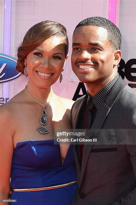 Tomasina Parrott And Actor Larenz Tate Attend The Bet Awards 14 At