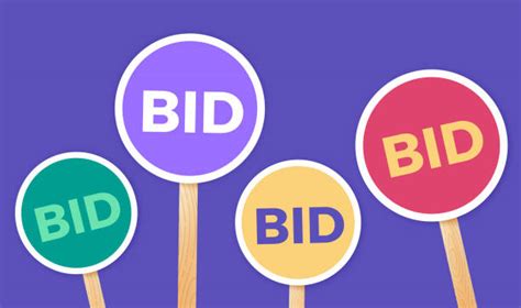Auction Paddle Illustrations Royalty Free Vector Graphics And Clip Art