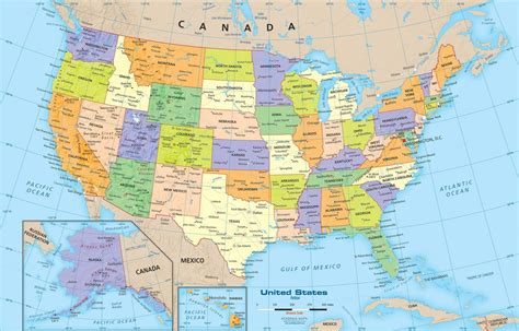 Mapas De Estados Unidos Para Imprimirgratisalta Calidad