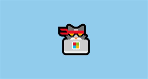 🐱‍💻 Hacker Cat Emoji On Microsoft Windows 10 Creators Update