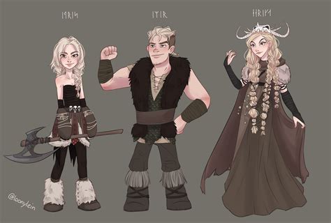 Loonylein Voilá My Ocs For My New Httyd Inspired Project ♥ They Are