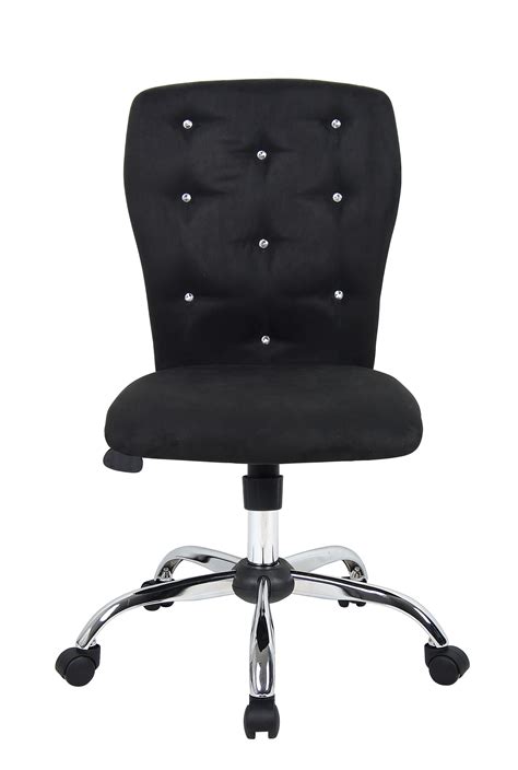 Contemporary business seating with a comfortable lounge style is often used in residential living rooms due to its design. Boss Tiffany Modern Office Chair Black - BossChair