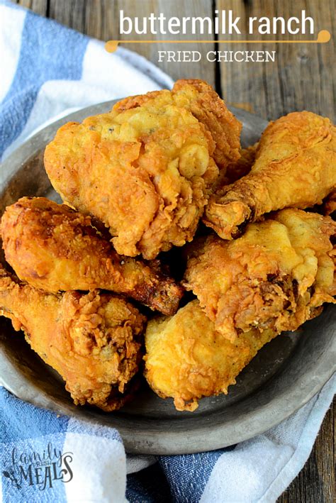 You do not have to fully cook. Buttermilk Ranch Fried Chicken - Family Fresh Meals