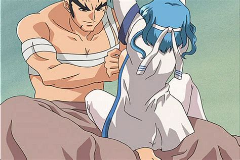 rule 34 animated aoba youko bandages biceps breast grab clothed sex dai series daiakuji