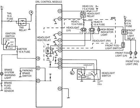 1993 Ford Taurus Daytime Running Light Wiring Diagram Free Online Manual