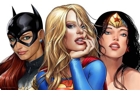 Rob S Room Batgirl Supergirl And Wonder Woman By Mike S Miller