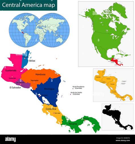 Mapa De America Central Fotografías E Imágenes De Alta Resolución Alamy