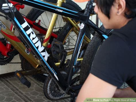 This guide will talk you through how to choose the right bike size for your body using three easy steps. How to Pick the Right Size of Bike: 8 Steps (with Pictures)