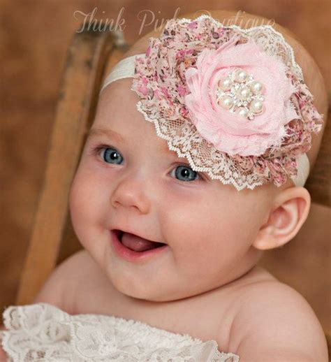 Baby Headband Baby Headbands Newborn Por Prettyandposhcouture Shabby