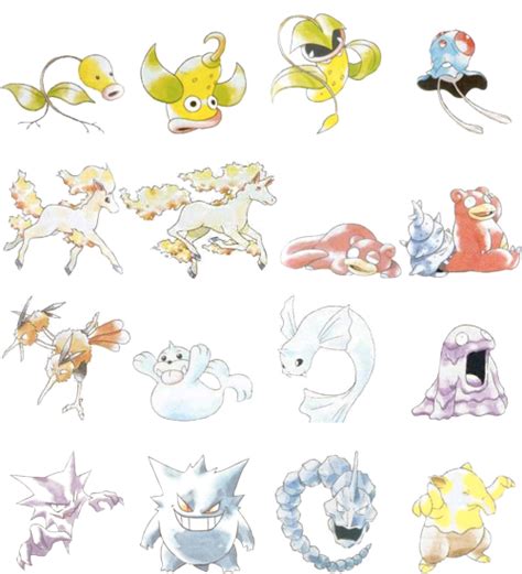 Nidoqueenken Sugimoris Original Artwork For The First 151 Pokemon