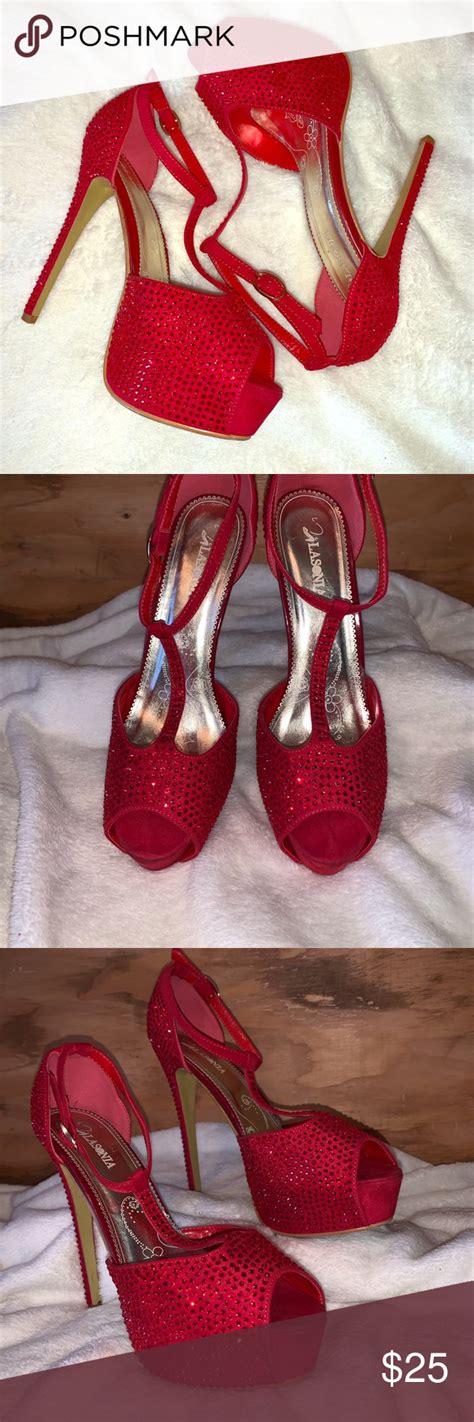 Red Heels Heels Red Heels Peep Toe Heels