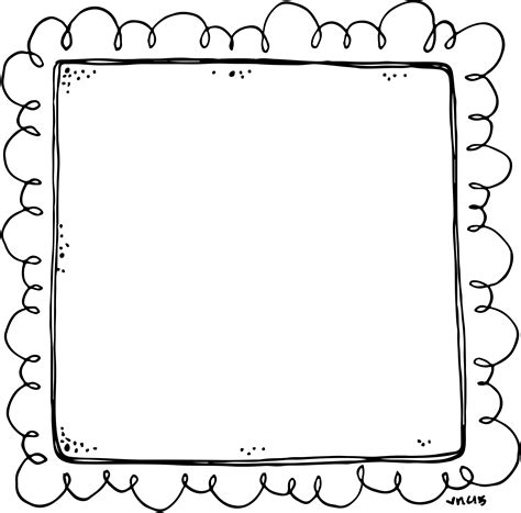 Border Or Frame For Newsletters Announcements More Doodle Borders