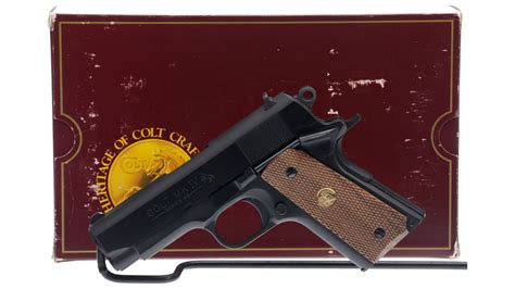 Colt Mk Iv Series 80 Officers Acp Semi Automatic Pistol With Box Rock