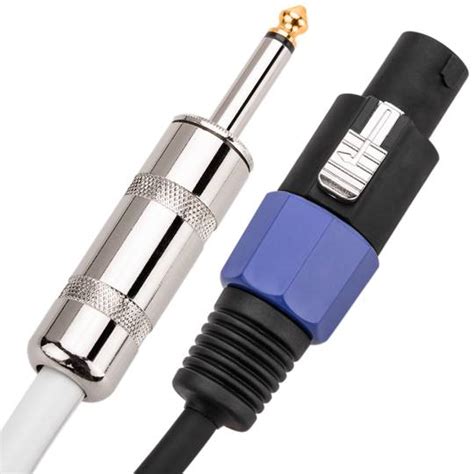 Cable Speakon Altavoces Nl2 A Jack 63mm 2x15mm 15ga 2m Cablematic