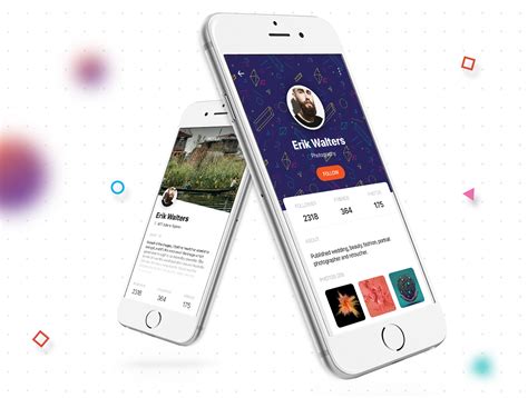 We find & match you with the best candidates for your particular business and mobile application. Profile Mobile App UI Kit (49638) | Web Elements | Design ...
