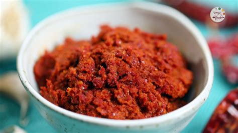 Laal Mirchicha Thecha In Marathi Spicy Red Chilli Condiment झणझणीत