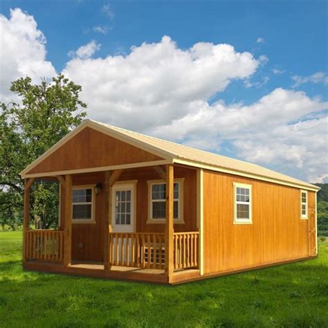 Maybe you would like to learn more about one of these? One Bedroom Finished Cabin | Lofted barn cabin, Portable ...