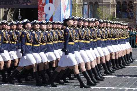 russian female cadet parade formation [5616 x 3714] r militaryporn