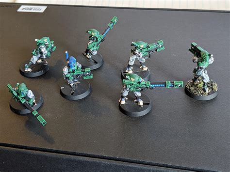 Just Finished Painting Up An Old Metal Pathfinder Team Rtau40k