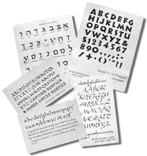 Luckily, too, they're mostly simple and inexpensive: Small Alphabets Calligraphy