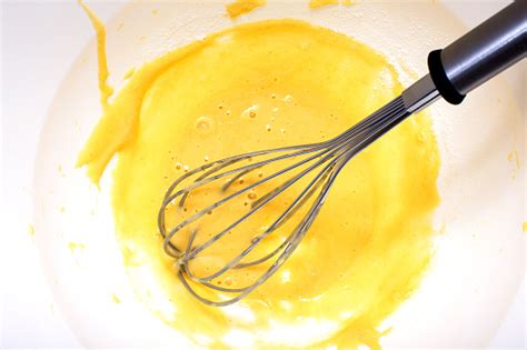Batter In A Mixing Bowl And Whisk For Whipping Stock Photo Download