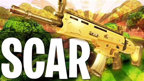 Fortnite In Depth Scar Rifle Guide Gold Scar And Purple Scar Youtube