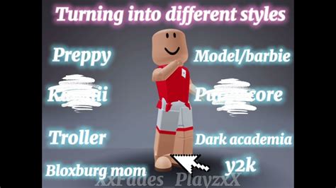 Turning Into Different Styles Part 3 Series 2 Roblox Edit Youtube