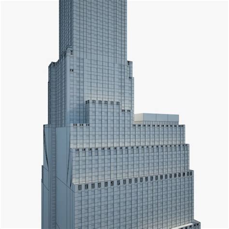 40 Wall Street Trump Building 3d Model 199 3ds C4d Fbx Lwo Ma