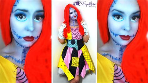 This post also contains affiliate links. Sally Nightmare Before Christmas Makeup Tutorial & Costume ...