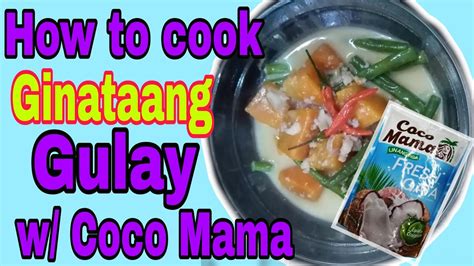 How To Cook Ginataang Gulay With Coco Mama Youtube